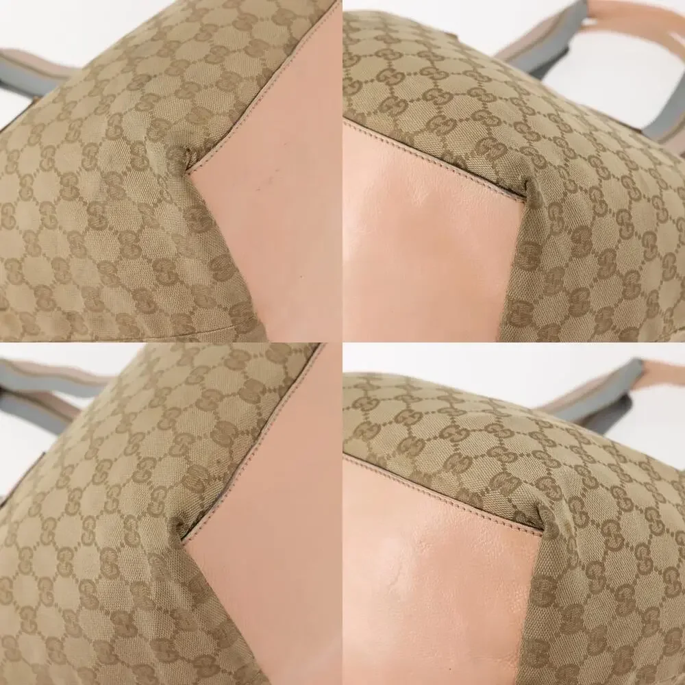 Gucci GG Canvas Tote Bag Beige